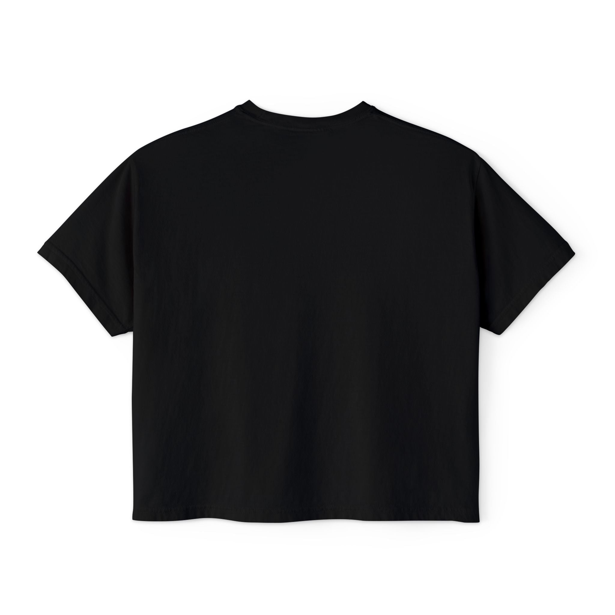 Sadie Lane Boutique Checkered Boxy Tee — Women’s Vintage Logo Crop Shirt