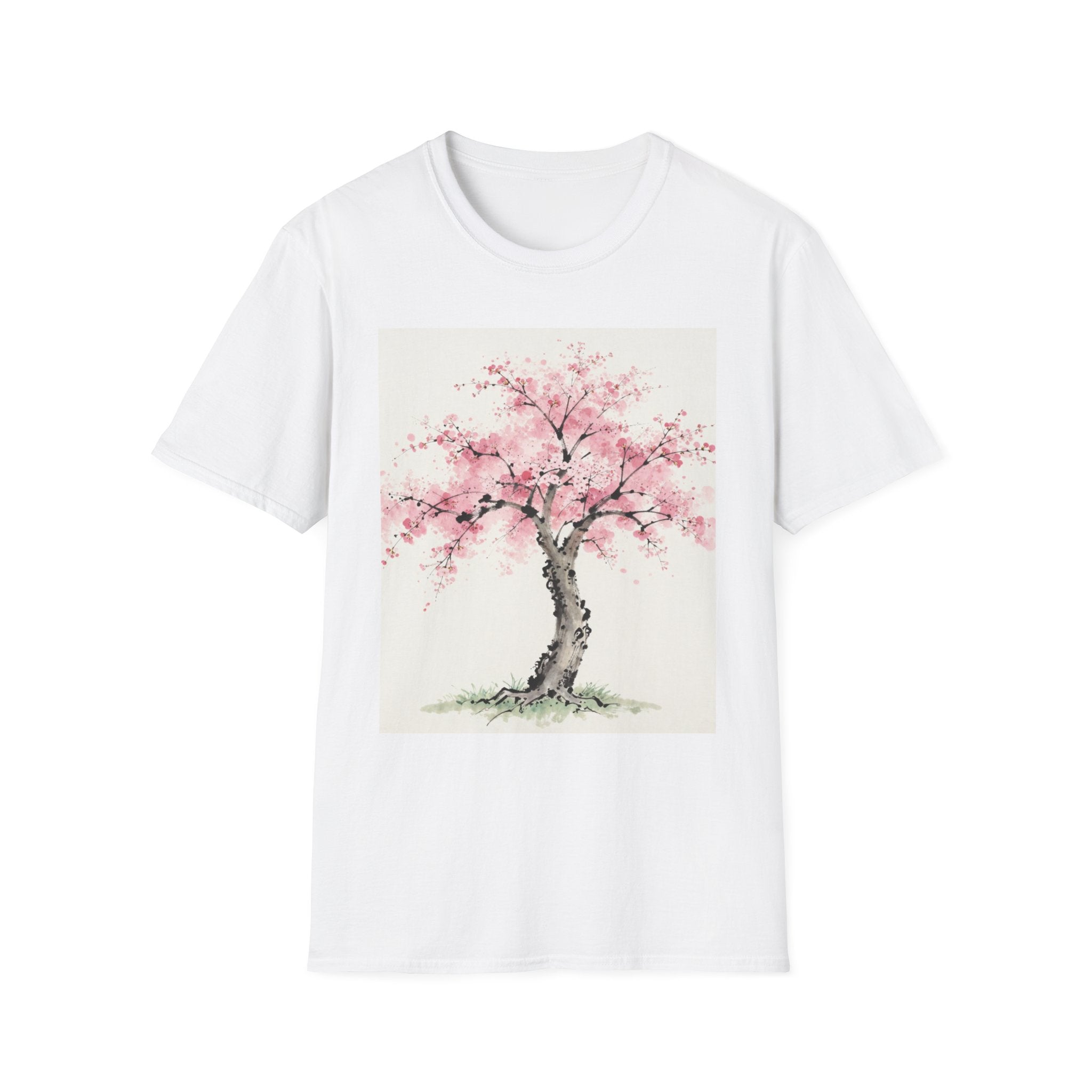 Cherry Blossom T-Shirt — Pink Sakura Tree Floral Tee