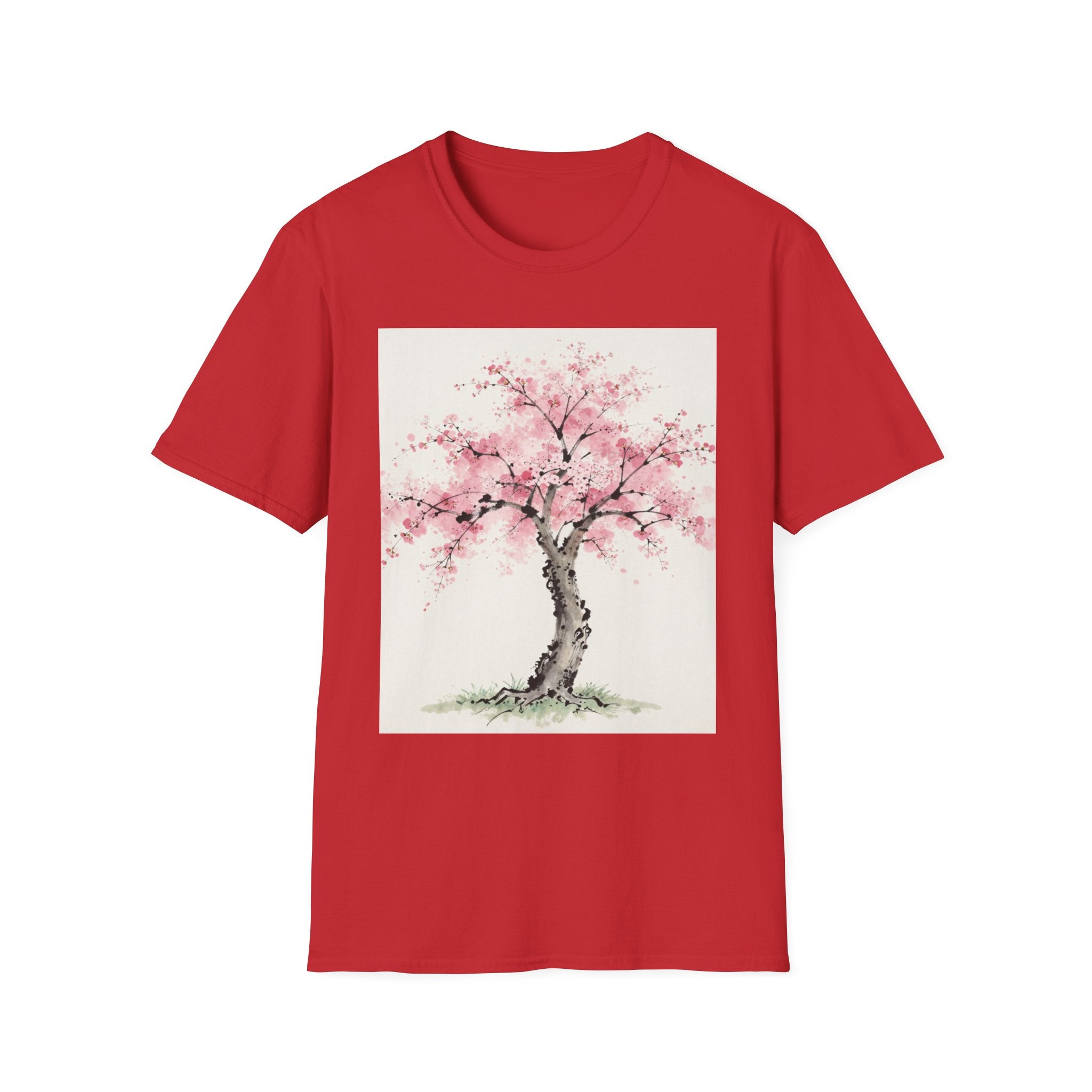 Cherry Blossom T-Shirt — Pink Sakura Tree Floral Tee