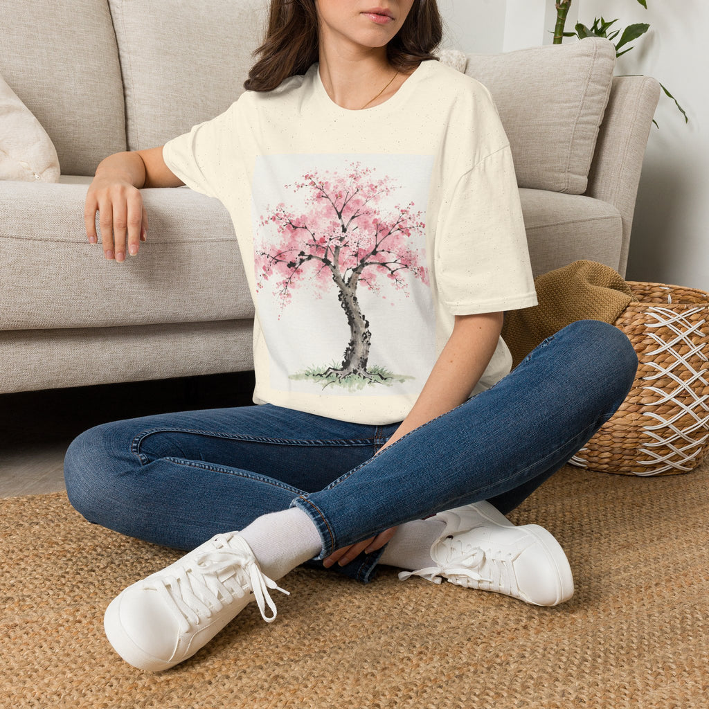 Cherry Blossom T-Shirt — Pink Sakura Tree Floral Tee