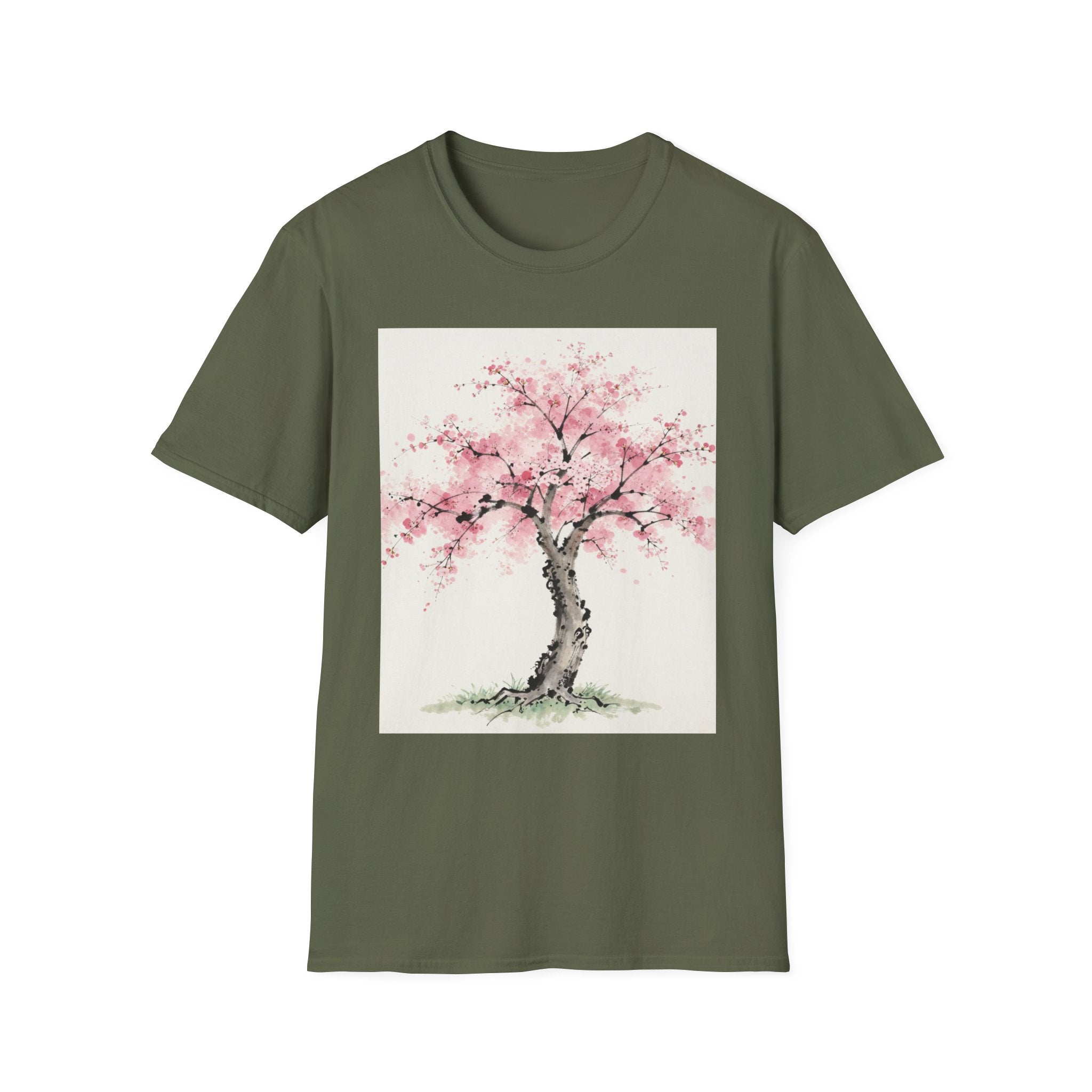 Cherry Blossom T-Shirt — Pink Sakura Tree Floral Tee