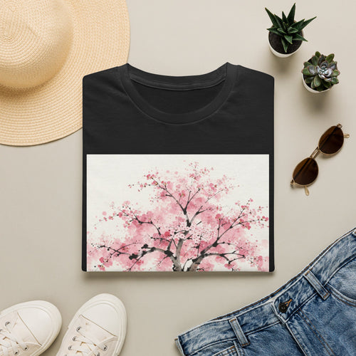 Cherry Blossom T-Shirt — Pink Sakura Tree Floral Tee